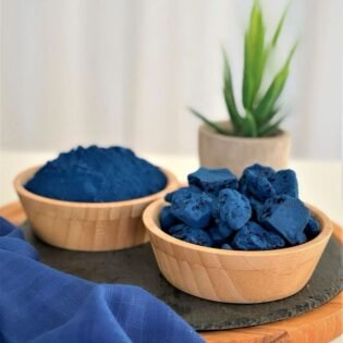 Traditionele Blauwe Nila Poeder voor natuurlijke Marokkaanse huidverzorging